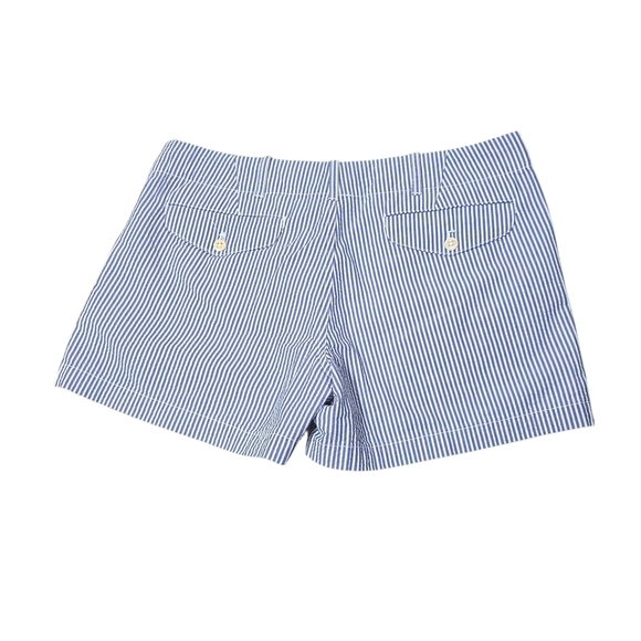 Ralph Lauren Sport Blue and White Striped Women's Shorts size 6 - Picture 2 of 4